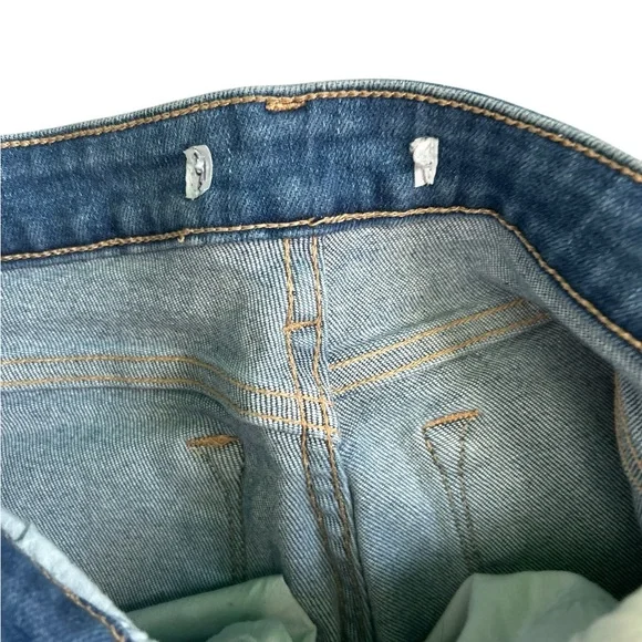 KanCan Jeans Womens Skinny Frayed Fringe Ankle Medium Wash Blue Stretch Denim 28 - Picture 7 of 7